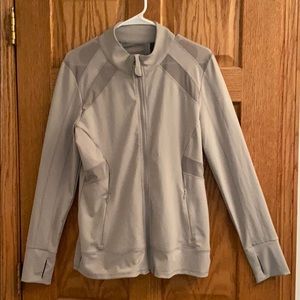 Grey yoga jacket
